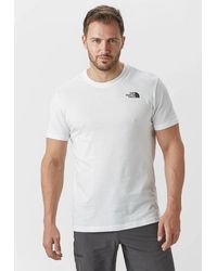 The North Face - Ss Simple Dome T Shirt Cotton - Lyst