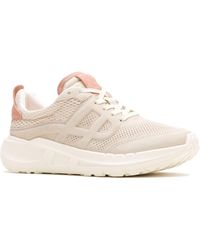 Hush Puppies - Seventy8 Runner Suede Stone Trainers - Lyst