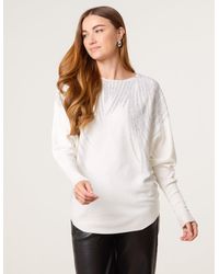 Blue Vanilla - Rhinestone Detailed Jumper - Lyst
