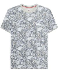 Lambretta - Ss25 Paisley T-shirt (woestijn Salie) - Lyst