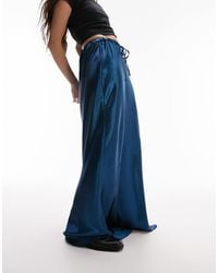 TOPSHOP - Liquid Look Satin Bias Maxi Skirt - Lyst