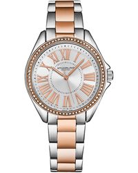 Stuhrling - The Dynasty 4025 Japanese Quartz Crystal Bezel 40Mm Watch - Lyst