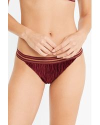 Penti - Low-Waist Ribbed Hipster Bikini Bottoms - Lyst