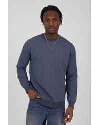 Brave Soul - Crew Neck Jaquard Knit Jumper - Lyst