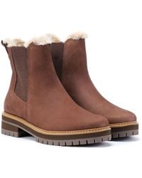 TOMS - Bennet Nubuck Oak Boots - Lyst