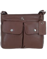 Ashwood Leather - 'Cardiff' Real Crossbody Bag - Lyst