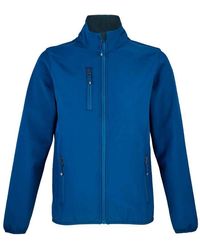 Sol's - Ladies Falcon Softshell Recycled Soft Shell Jacket (Royal) - Lyst