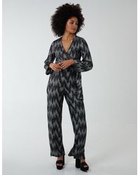 Blue Vanilla - Wrap Tie Jumpsuit - Lyst
