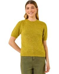 Roman - Short Sleeve Soft Knit Top - Lyst