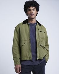 River Island - Worker Jacket - Lyst