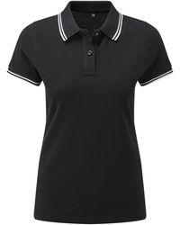Asquith & Fox - Ladies Classic Fit Tipped Polo - Lyst