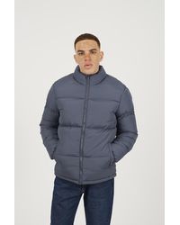 Brave Soul - Funnel Neck Padded Jacket - Lyst