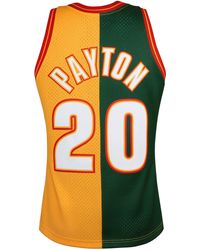 Mitchell & Ness - Nba Seattle Supersonics 20 Payton Swingman Jersey - Lyst