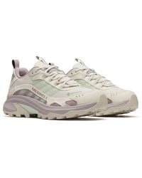 Merrell - Moab Speed 2 Gore-tex Dames Greige Wandelschoenen - Lyst