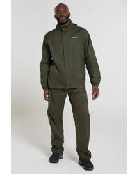 Mountain Warehouse - 'Pakka' Waterproof Rain Overtrousers With Pocket Breathable Everyday Pants Polyamide - Lyst