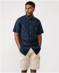GANT - Regular Fit Short Sleeve Poplin Shirt - Lyst