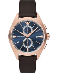 Emporio Armani - Claudio Watch Ar11554 Leather - Lyst