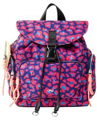 myMo - Rucksack Damen Blau Mehrfarbig - Lyst
