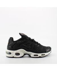 Nike - Air Max Plus Back Textile Lace Up Trainers Cq6360 001 - Lyst