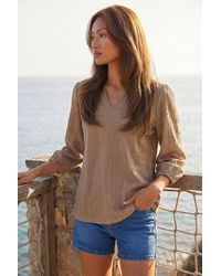 Roman - Broderie Detail Tunic Top - Lyst