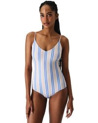 Penti - Irene Striped V Neck Swimsuit - Lyst