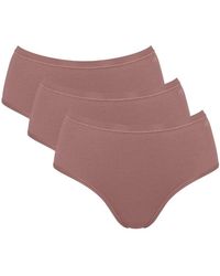 Sloggi - Go Daily Cotton Midi Briefs (3 Pack) - Lyst