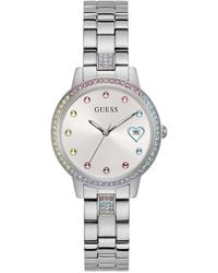 Guess - Gw0657L1 Ladies Three Of Hearts Watch - Lyst