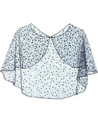 Quiz - Pearl Sequin Cape - Lyst