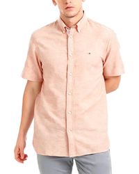 Tommy Hilfiger - Shirt Oxford Lightweight Short Sleeve Regular Fit Summer New - Lyst