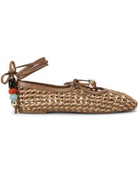 KG by Kurt Geiger - Leather Norah Ballet Flats - Lyst