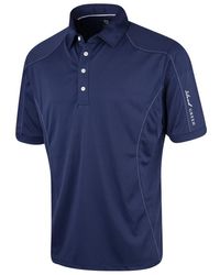 Island Green - Topstitched Golf Polo Shirt (Ink) - Lyst