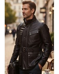 Infinity Leather - Lamb Safari Parka Jacket - Lyst