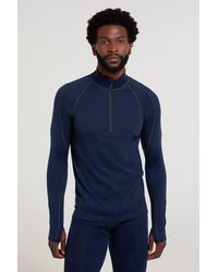 Mountain Warehouse - 'Asgard' Base Layer Top Zip Neck Collar Skiing Winter Sweater Merino - Lyst