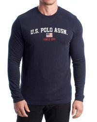 U.S. POLO ASSN. - Cotton Long Sleeve T-Shirt Us42168012 - Lyst
