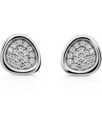 Orphelia - 'Layla' 925 Sterling Stud Earrings - Lyst