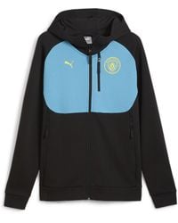 PUMA - Manchester City Tech Full-Zip Hoodie - Lyst