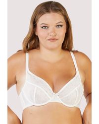 Playful Promises - Ellery Classic Pale Rose Lace High Apex Bra - Lyst