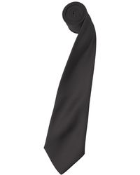 PREMIER - Plain Satin Tie (Narrow Blade) (Pack Of 2) (Dark) - Lyst