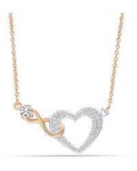 Bibei - Necklace With Cubic Zirconia Heart Pendant 925 Sterling Bicll017 - Lyst