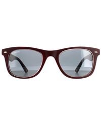 Montana - Square Burgundy Rubbertouch Polarized Mp41 Sunglasses - Lyst