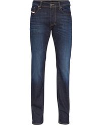 DIESEL - Tepphar-X Dark Denim Pants Cotton - Lyst