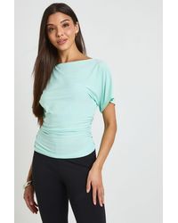 Boohoo - Soft Touch Off The Shoulder Top - Lyst