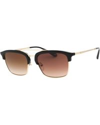 Emporio Armani - Matte Pale Frame Gradient Lensed Sunglasses - Lyst