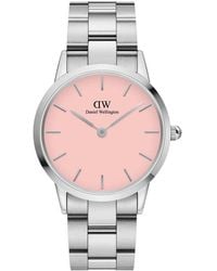 Daniel Wellington - Dw00100536 Iconic Link Blush 36Mm Watch - Lyst