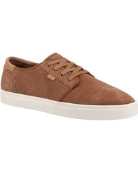 TOMS - Carlo 2.0 Leather Walnut Trainers - Lyst