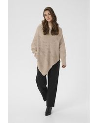 Cream - Poncho Crholiday Poncho Loose Fit - Lyst