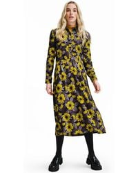 Regatta - Orla Kiely Long Sleeve Bold Pattern Printed Maxi Shirt Dress - Lyst