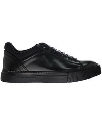 Armani - Emporio Trainers Leather - Lyst