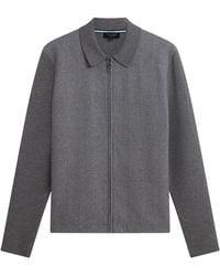 Ted Baker - Dejo Herringbone Front Zip Through Jacket - Lyst
