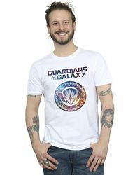 Marvel - Guardians Of The Galaxy Stars Fill Logo T-Shirt Cotton - Lyst